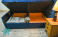 Empire Fabric Divan Bed with Side Lift Ottoman Storage