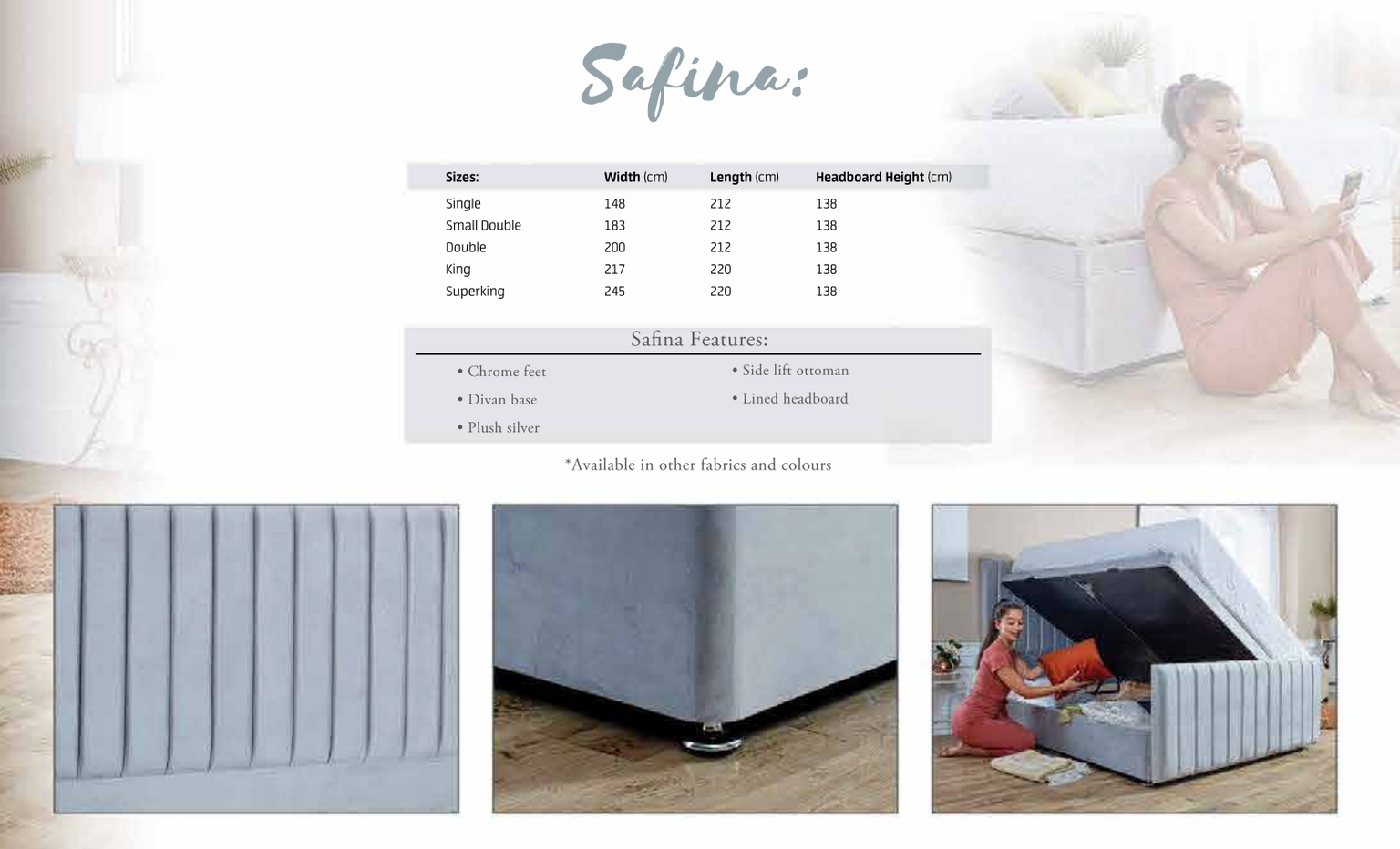 Premium Ottoman Beds Storage Beds Next Day Delivery — Glasgow Bed