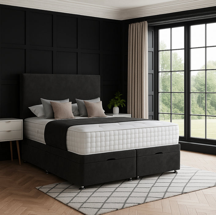 Plain Headboard Divan Bed Frame