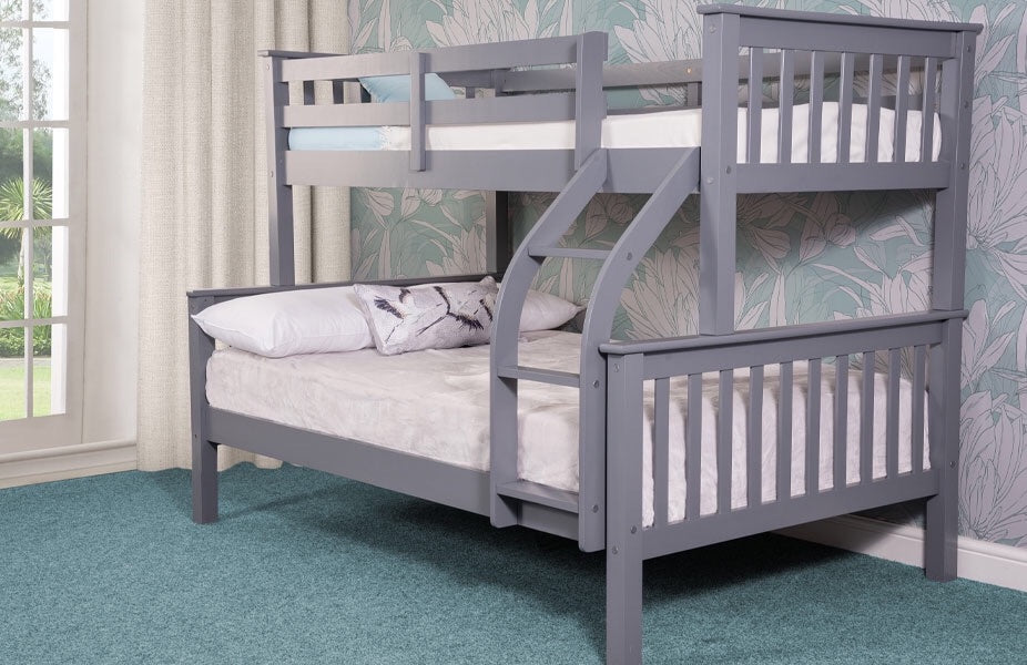 Grey online bunk bed